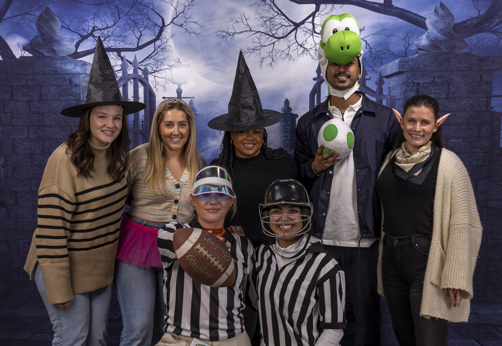 Halloween costume group